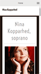 Mobile Screenshot of ninakopparhed.com